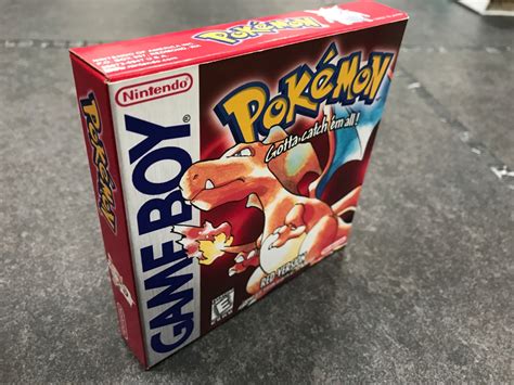 <b>Pokemon</b> <b>Red</b> Version for Nintendo Game Boy is a simple, yet exciting RPG game that lets you play solo or use a link cable to challenge a friend. . Pokemon red reproduction box